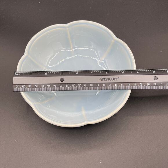 Vintage McCoy Pottery Blue Daisy Pitcher and Basin #7528 - Picture 10 of 11